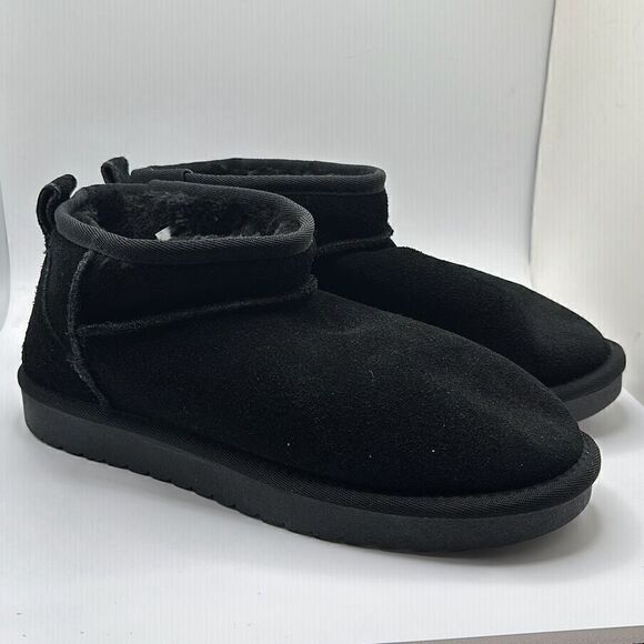CUSHIONAIRE Women's pull on boot 10 BLACK - Picture 1 of 7